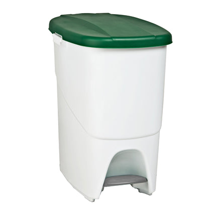 Pack Reciclaje Pedalbin Ecológico: 3 Contenedores De 25 Litros En Colores. Capacidad Total 75 Litros.