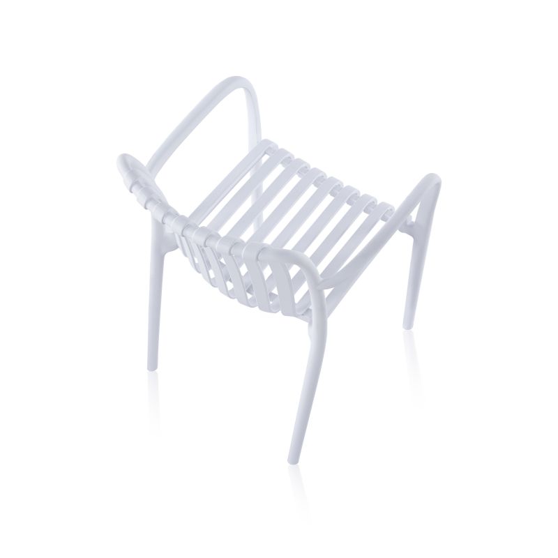 Pack 4 Sillas De Exterior Jamie Arm Polipropileno, Blanco, 57,5 X 81 X 55,5_2