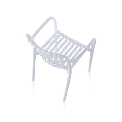 Pack 4 Sillas De Exterior Jamie Arm Polipropileno, Blanco, 57,5 X 81 X 55,5_2