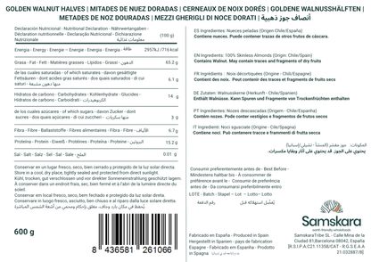 Mitades De Nuez Doradas Premium - Envasadas Al Vacío - 600g_1