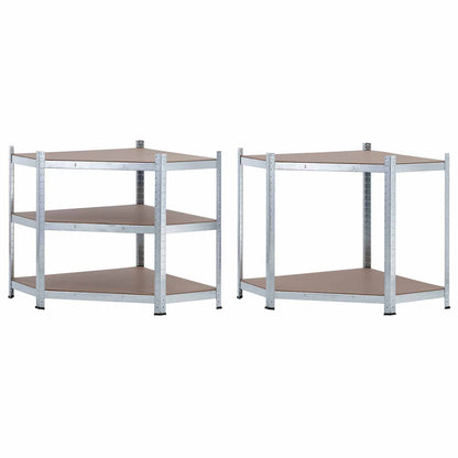 Estantería Esquinera Modular 5 Baldas Ajustables 180x80x40x56cm 875kg O91_2