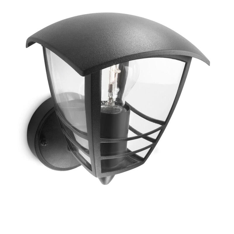 Aplique Exterior Pared 1x60w Negro Mod. Creek Philips_2