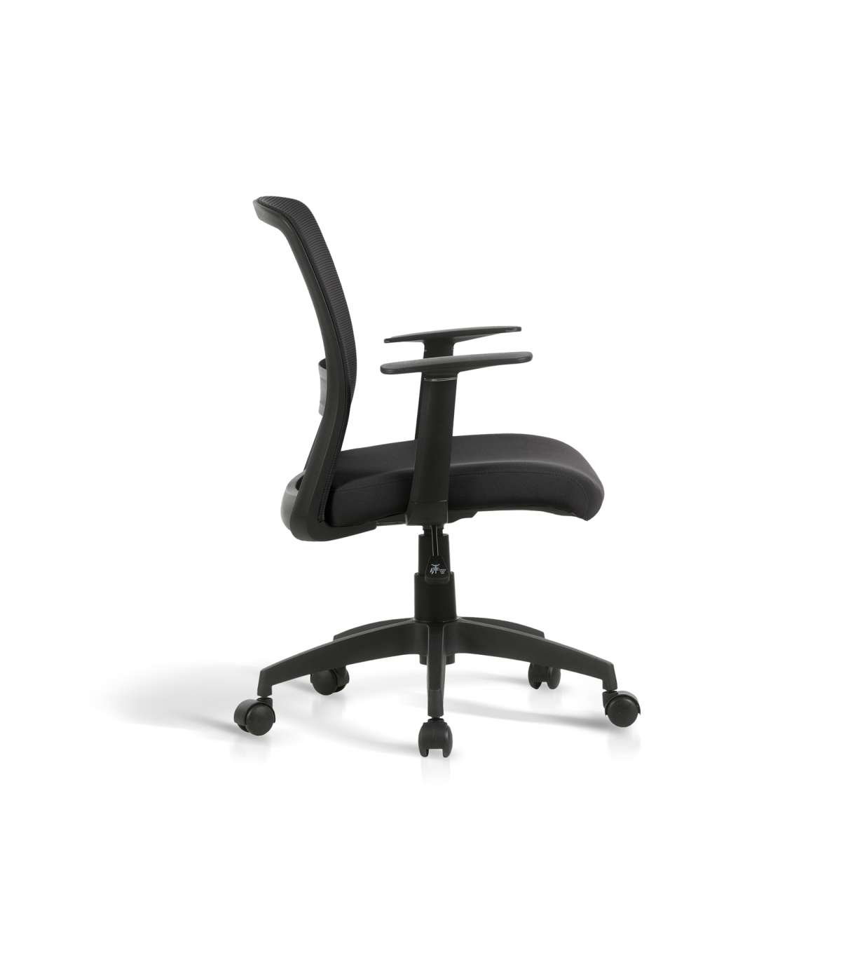 Silla Despacho Giratoria Elevable Acabado Negro, 61m(ancho) 87/94cm(altura) 59cm(fondo)_2