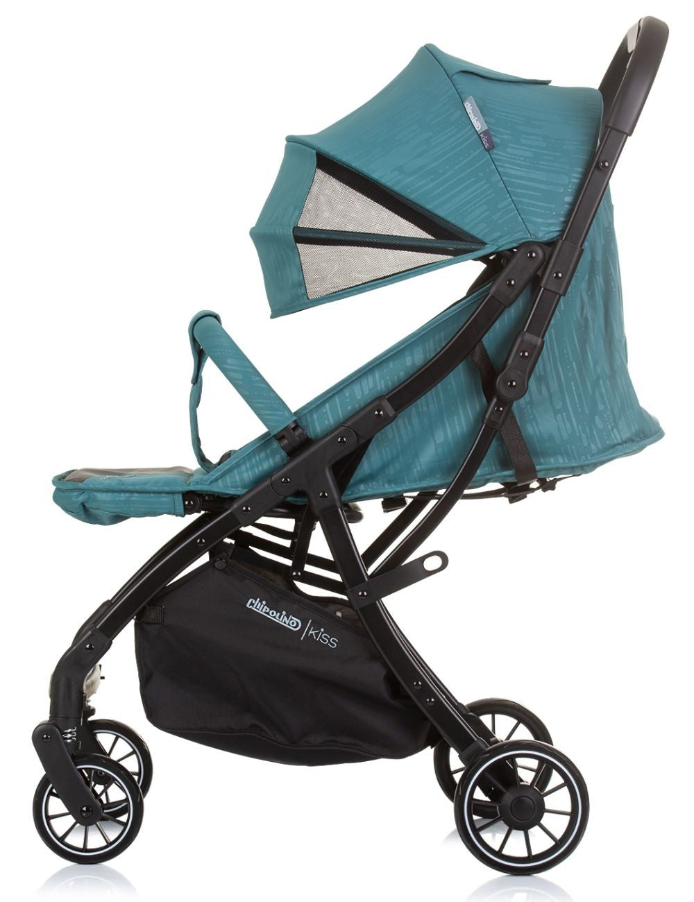 Silla De Paseo Kiss Teal Con Plegado Automático Desde El Nacimiento Hasta 22 Kg De Chipolino_2