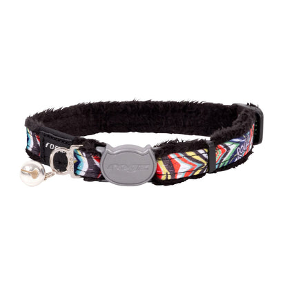 Collar Para Gato Fashioncat Estampado Multicolor Rogz Ajustable 20-31cm_0