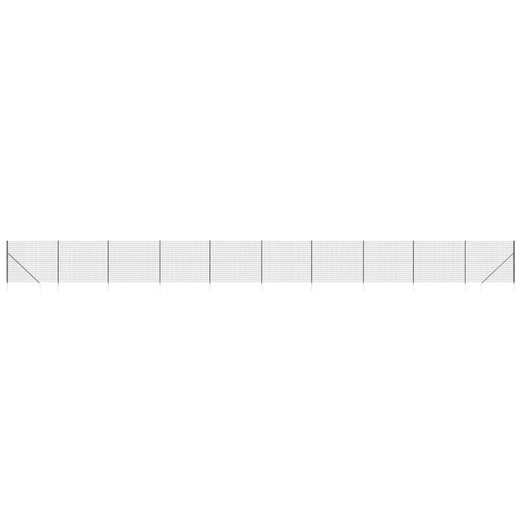 Cerca De Alambre Con Pinchos De Anclaje Gris Antracita 2,2x25 M / Vetonek_3