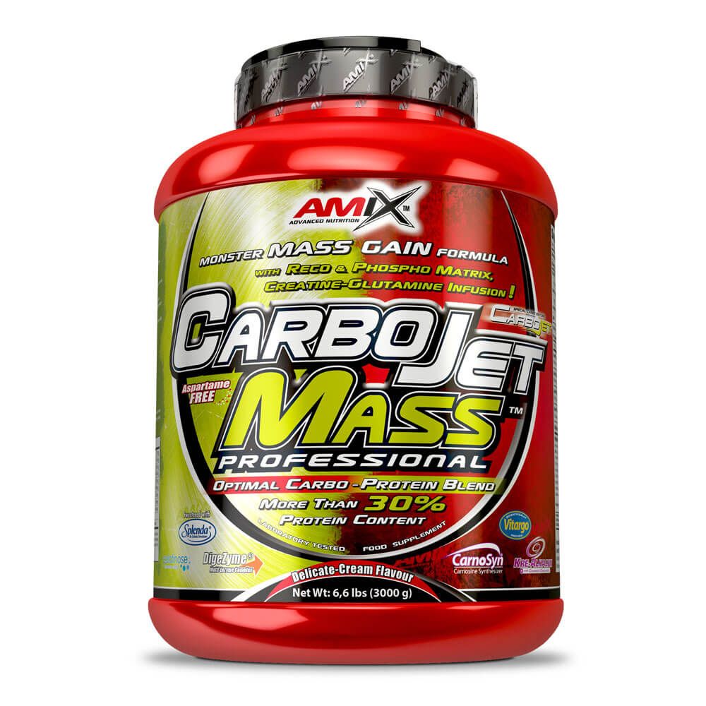 Carbojet Mass Professional - 3kg - Vainilla - Ganadores De Peso Con Proteína - Amix Nutrition_0
