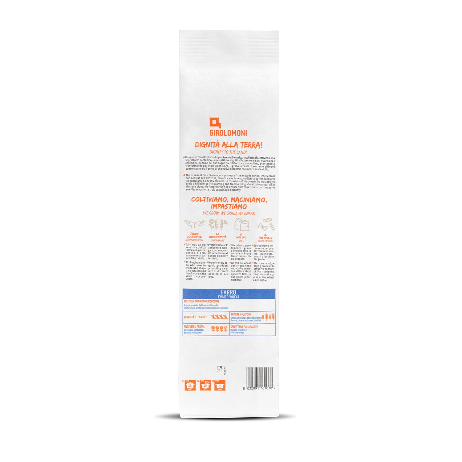 Espagueti espelta bio Girolomoni 500g