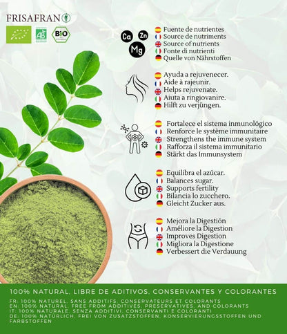 Moringa Ecologica En Polvo | 200g | Frisafran_1