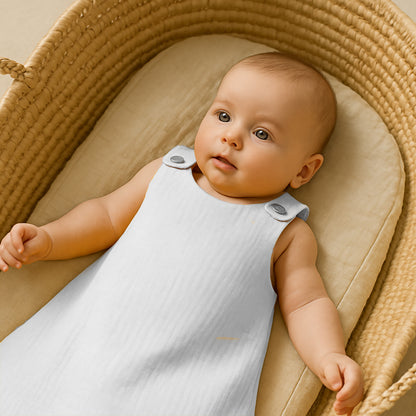 Saco De Dormir De Verano De Algodón Orgánico Blanco