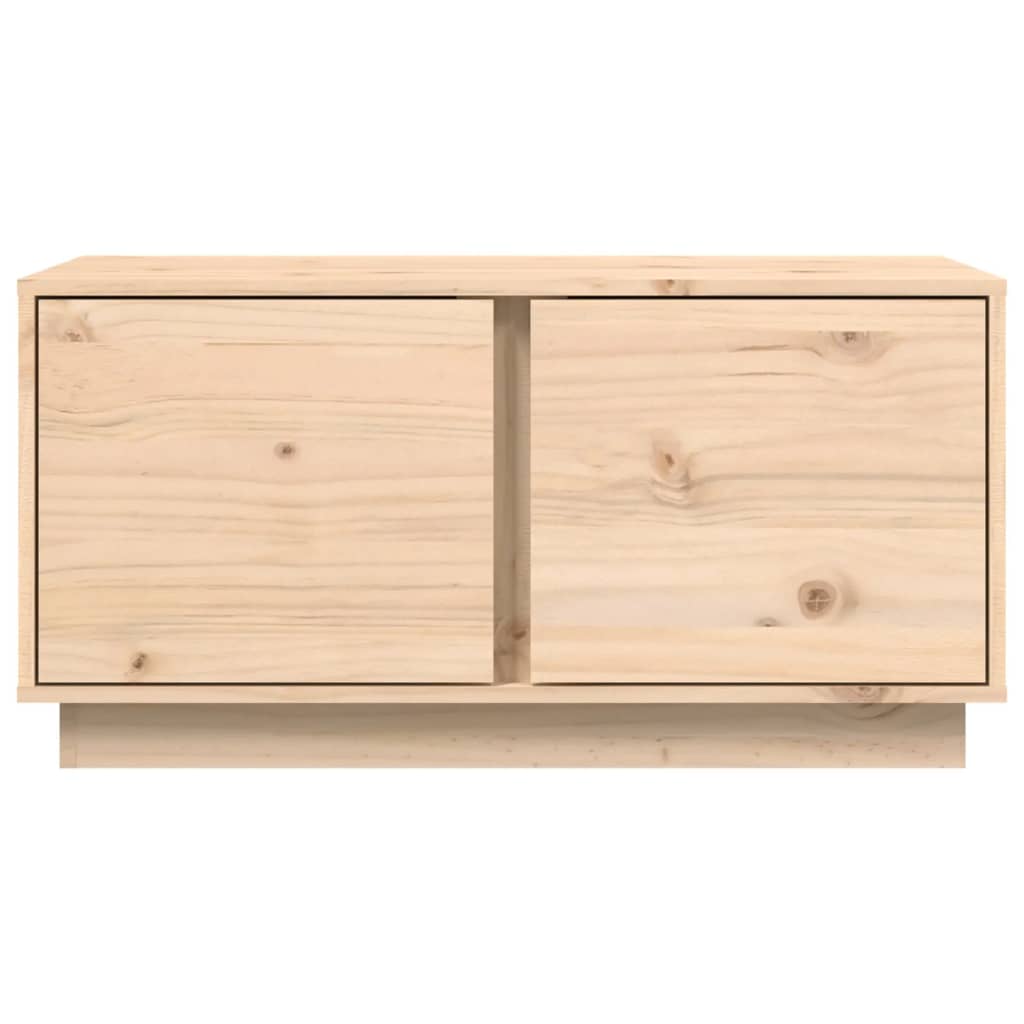 Mesa De Centro De Madera Maciza De Pino 80x50x40 Cm_4