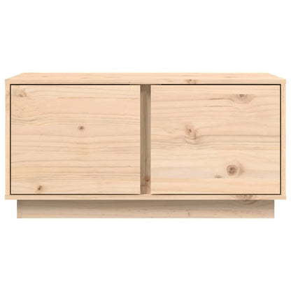 Mesa De Centro De Madera Maciza De Pino 80x50x40 Cm_4