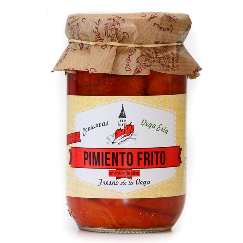 Pimiento frito en aceite de oliva tarro de cristal 314ml_0