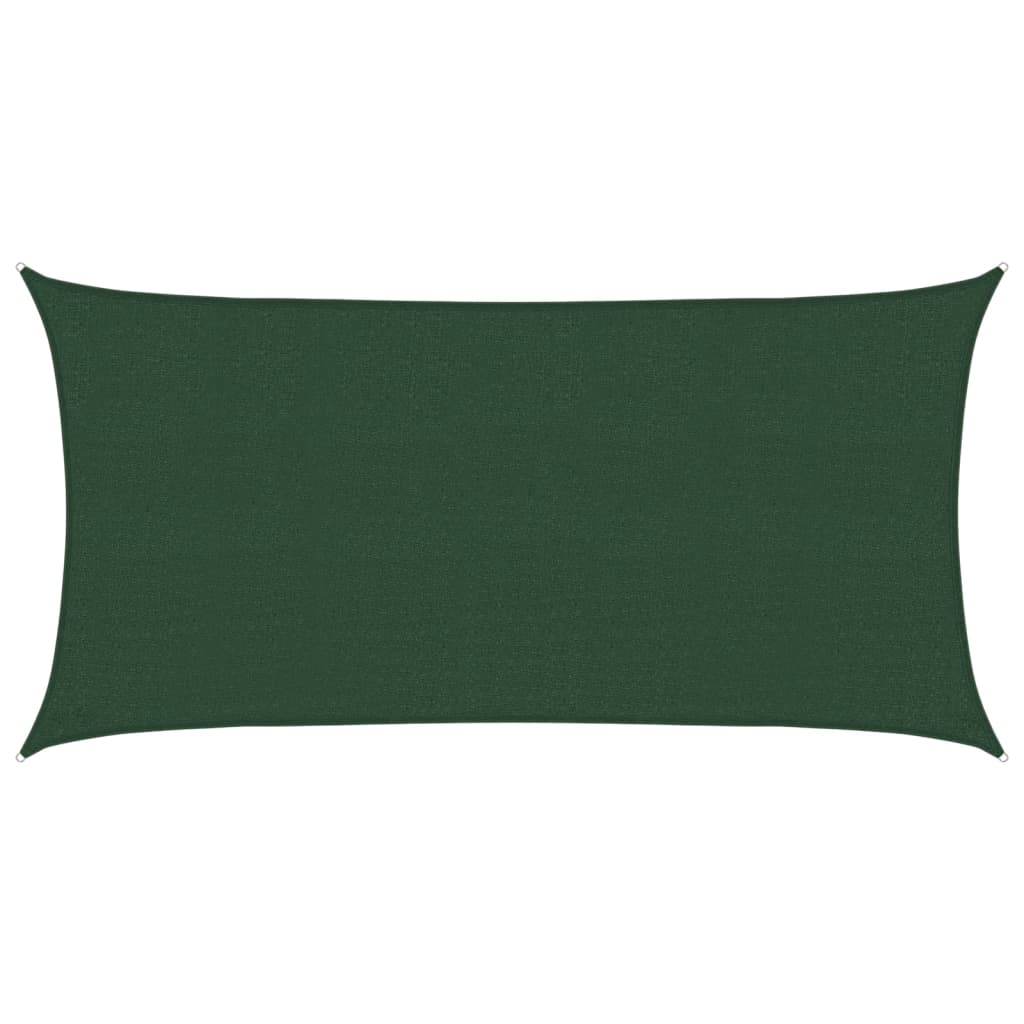 Toldo De Vela Verde Oscuro Hdpe 160 G/m² 2x4 M_0