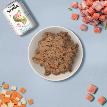 Dibaq Sense Lata Salmón Y Pavo Cachorros 190 Gr_2