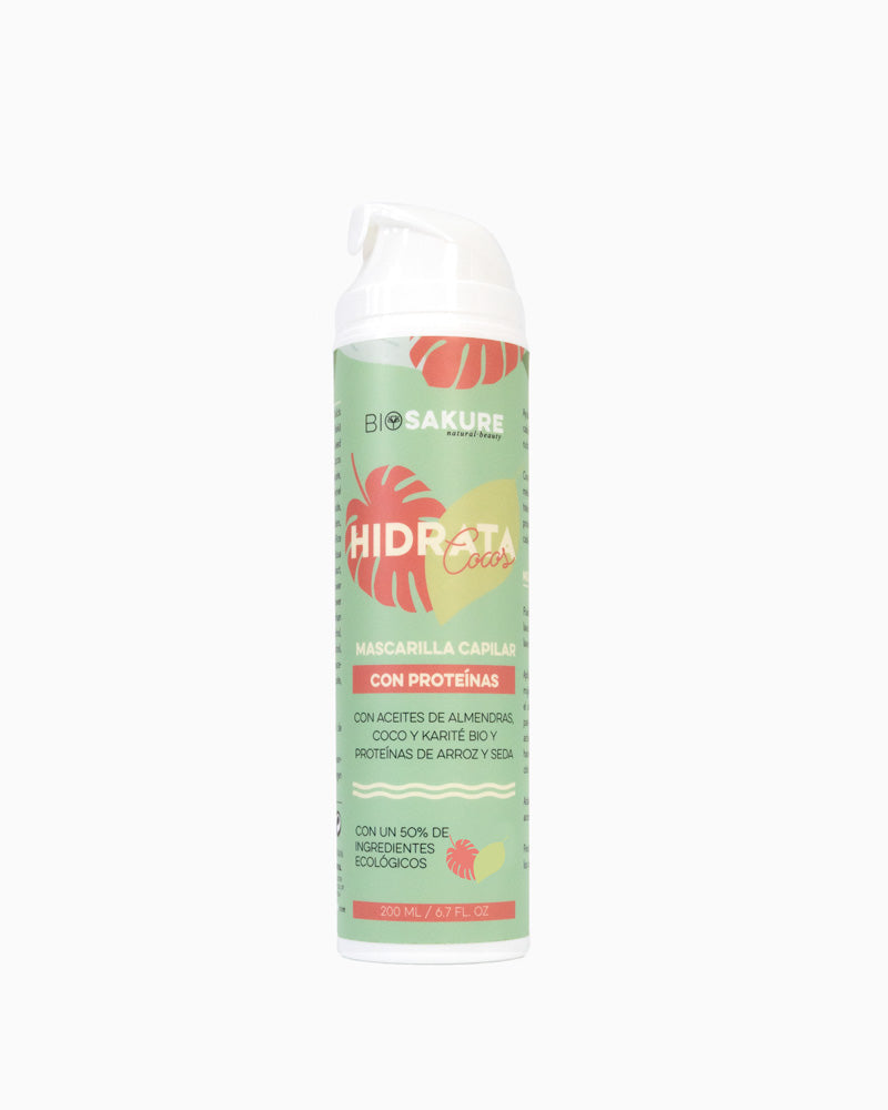 Hidrata Cocos - Acondicionador Profundo Y Mascarilla Con Proteínas 200 Ml Bio Sakure_0