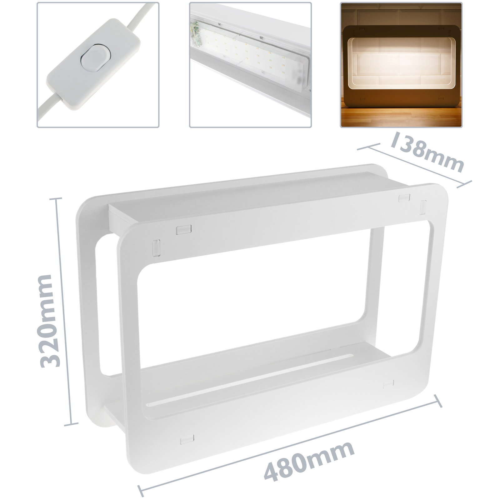 Kit Crecimiento De Plantas Para Uso Interior Con Luz Led Blanca 850 Lm 14w_1