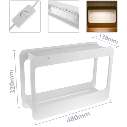 Kit Crecimiento De Plantas Para Uso Interior Con Luz Led Blanca 850 Lm 14w_1