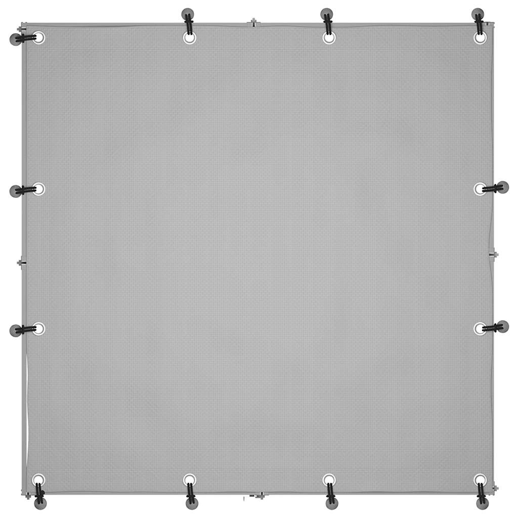 Perrera De Acero Negro 10x110x110 Cm_3