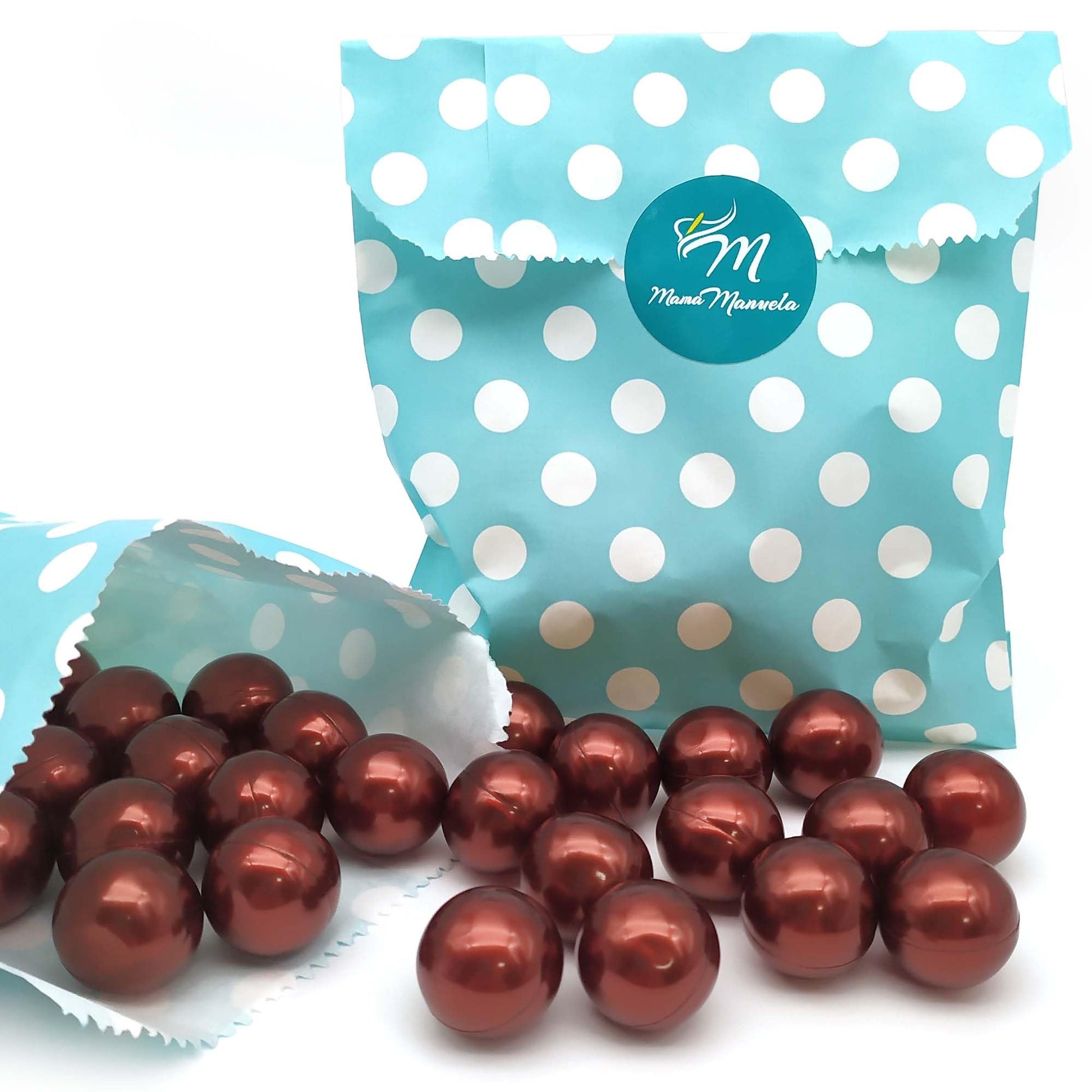 Pack Regalo 12 Perlas Baño En Forma De Bola - Con Aceite De Soja - Hidrata, Suaviza Y Perfuma La Piel - Aroma Vainilla_0