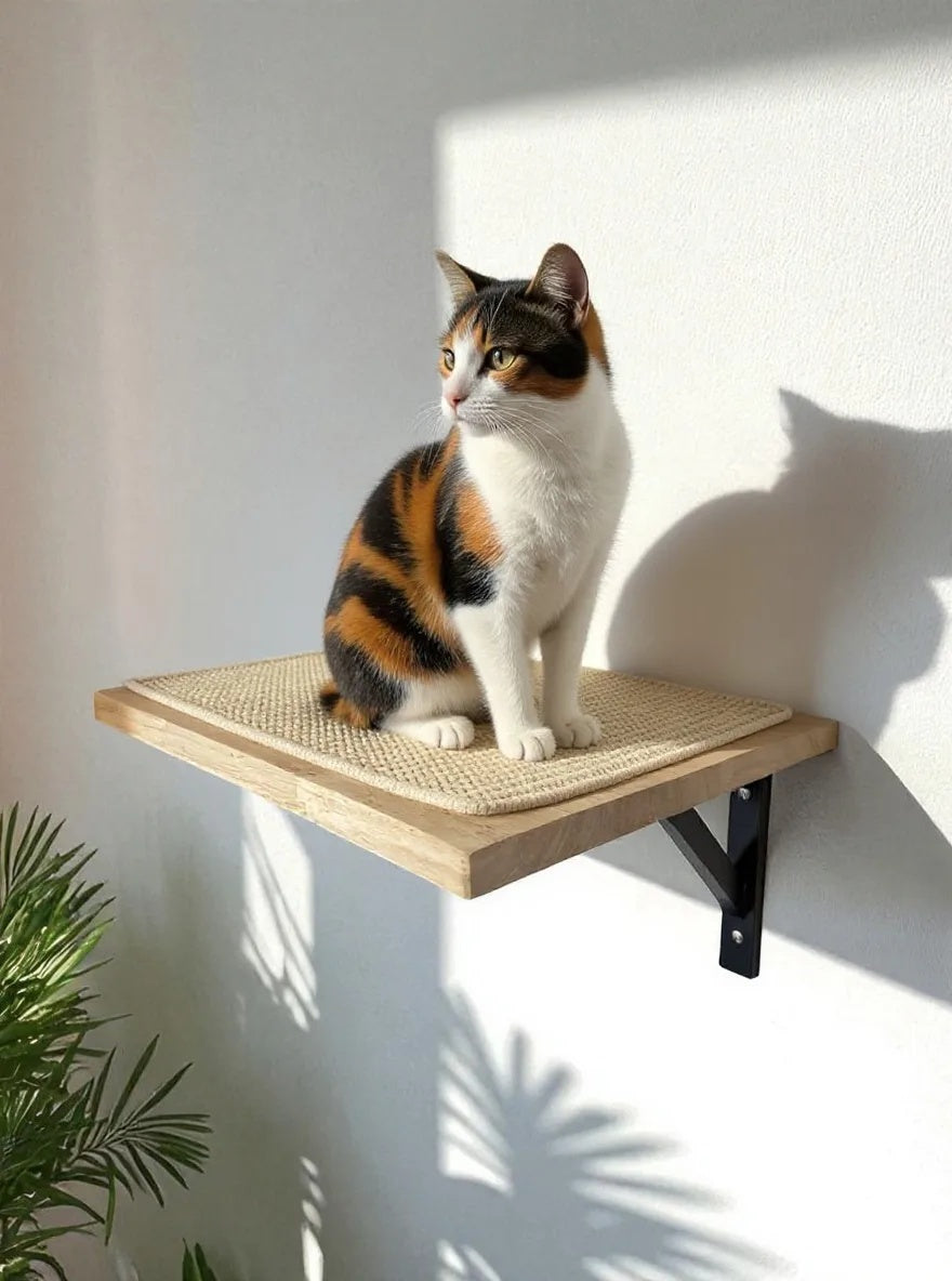 Estantería Para Gatos Ancla Con Plataforma De Descanso Y Rascador De Sisal Althea Living 40x25x11.5cm_2