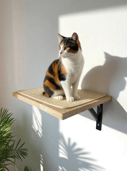 Estantería Para Gatos Ancla Con Plataforma De Descanso Y Rascador De Sisal Althea Living 40x25x11.5cm_2