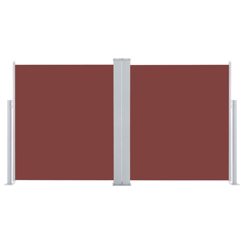 Vidaxl Toldo Lateral Retráctil Marrón 140x600 Cm_3