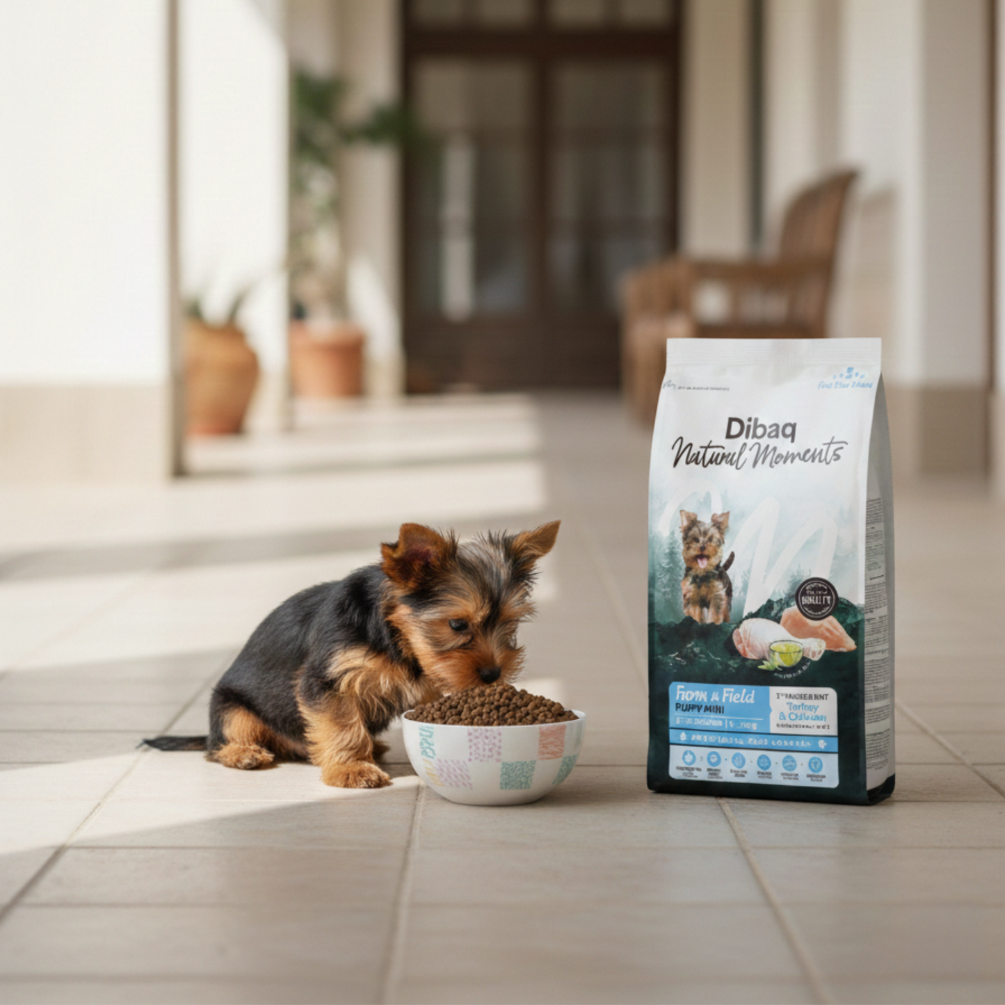 Dibaq Natural Moments 5 Star Pavo Y Pollo Cachorro Razas Pequeñas 2kg_4
