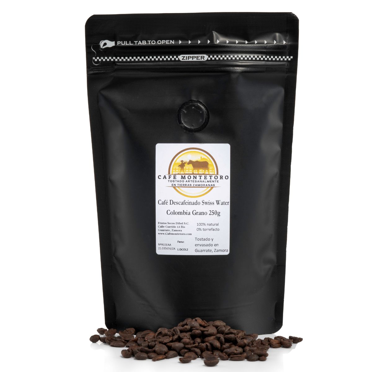 Café Descafeinado Swiss Water Grano 250g_0