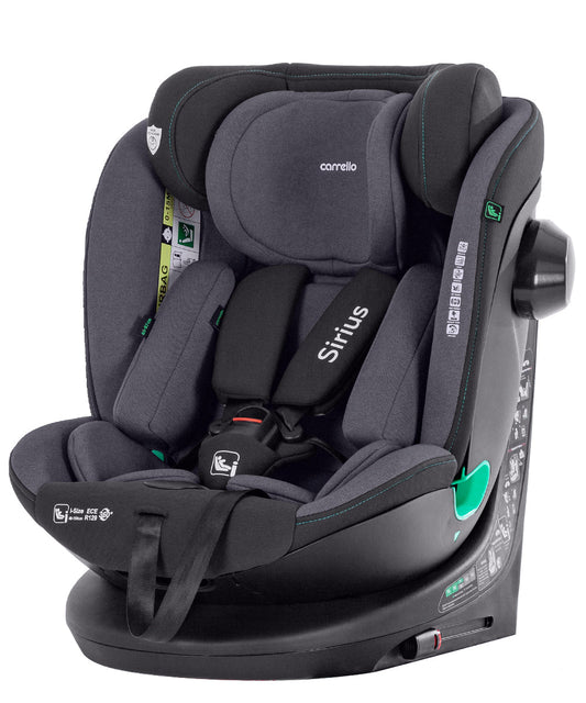Carrello Sirius Silla De Auto 360 Isofix 40 Do 105 Cm I-size Harbor Grey_0