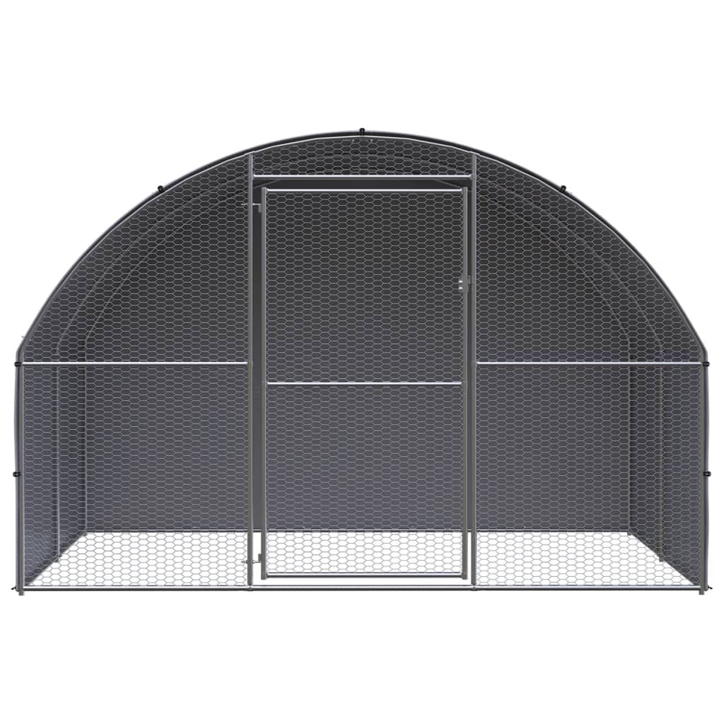 Vidaxl Gallinero De Exterior De Acero Galvanizado 3x2x2 M_1