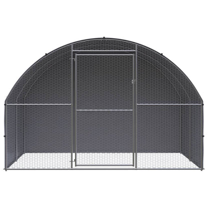Vidaxl Gallinero De Exterior De Acero Galvanizado 3x2x2 M_1