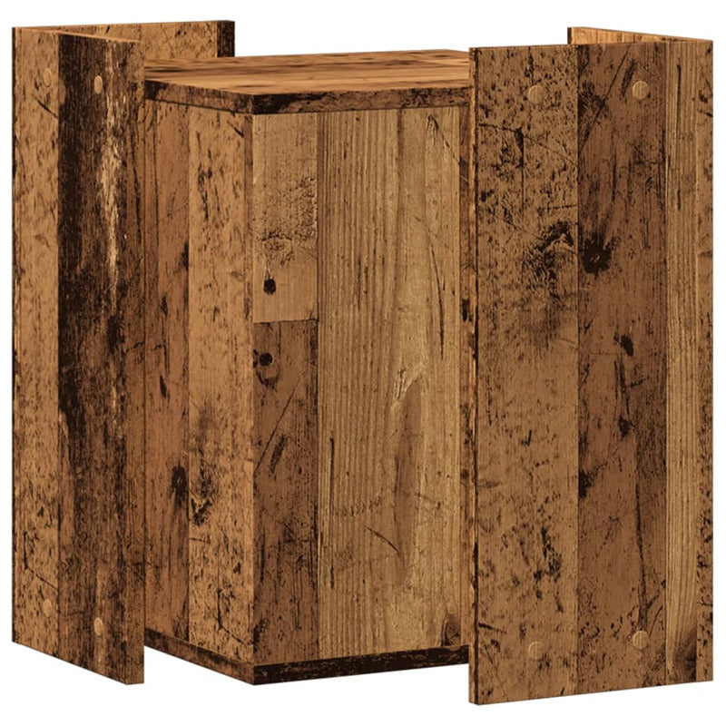 Vidaxl Mueble Arenero De Gatos Madera Ingeniería Envejecida 42x42x51cm_5