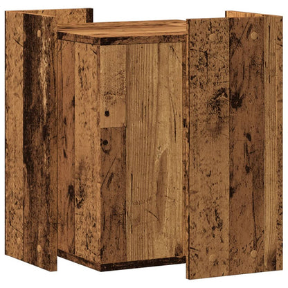 Vidaxl Mueble Arenero De Gatos Madera Ingeniería Envejecida 42x42x51cm_5