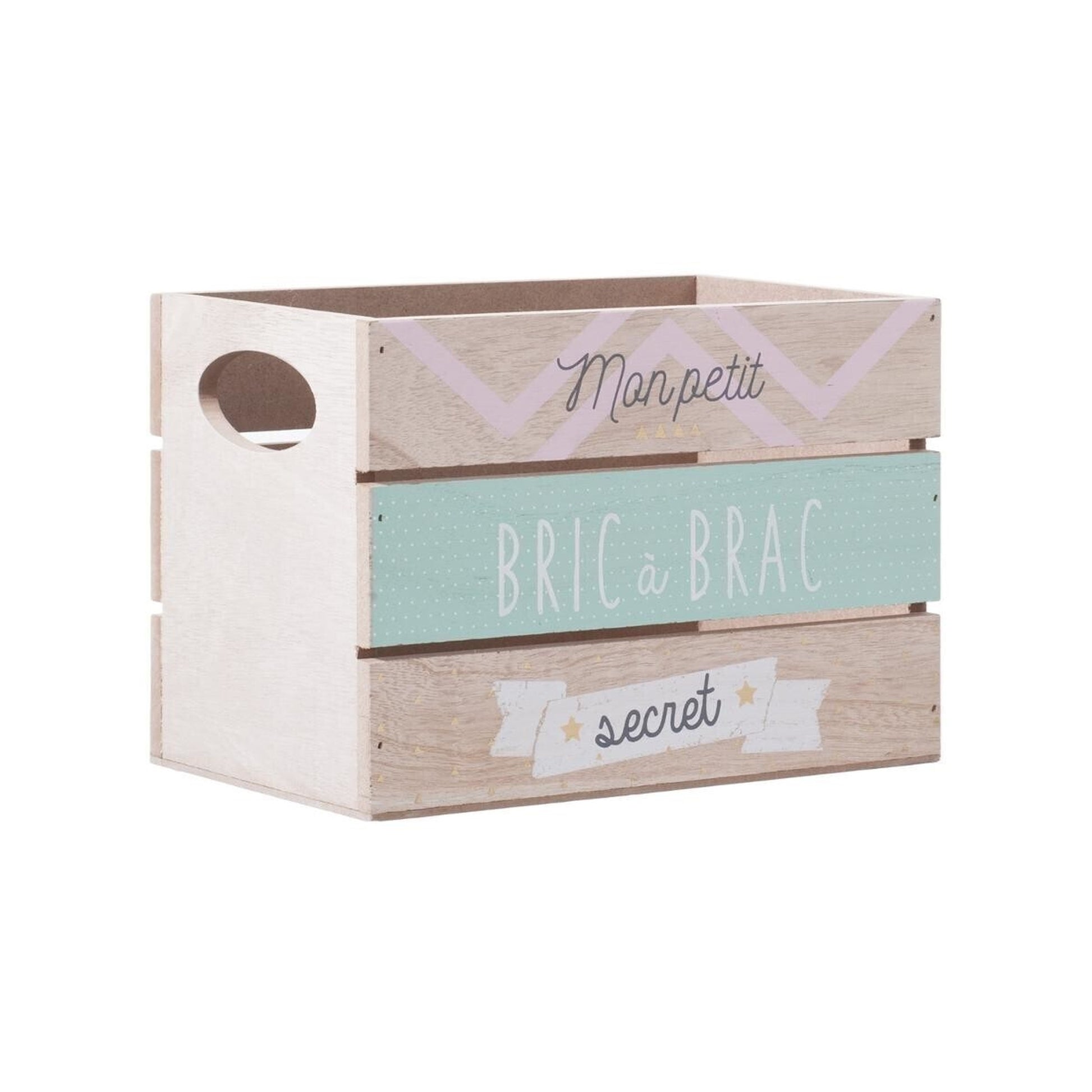 Juego De 2 Cajas Para Niños En Madera_1