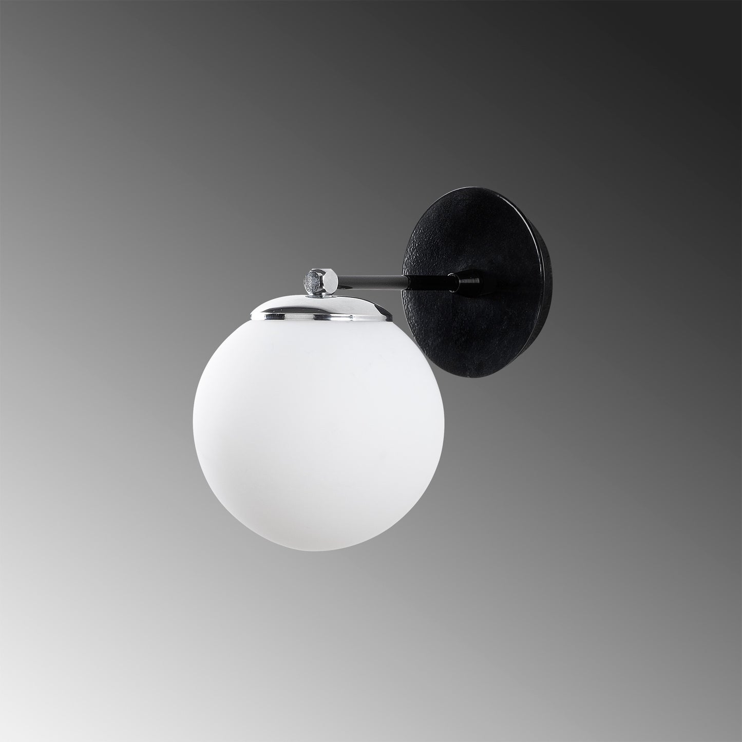 Aplique De Pared, Metal , Negro, 15x24x24, Casquillo E 27 Max 40 W_3