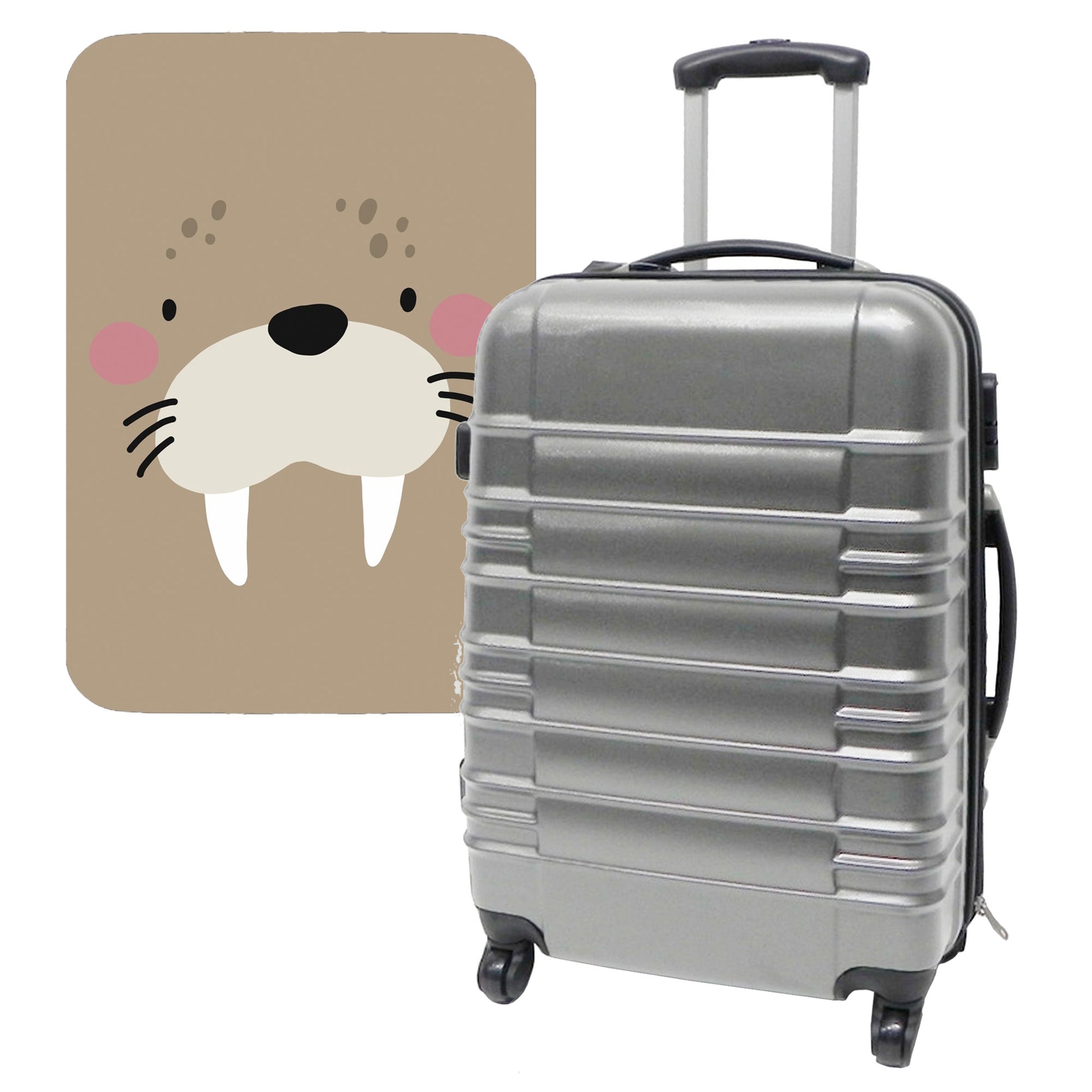 Set De Maleta 64x45x28cm Con Funda Protectora'believer'