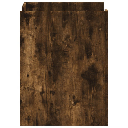 Mesita De Noche Madera De Ingeniería Roble Ahumado 45x50x65 Cm_3