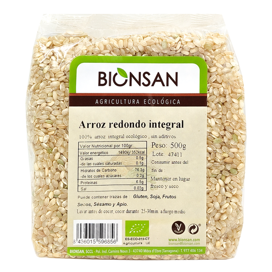 Arroz Redondo Integral Eco Bionsan 500gr_0