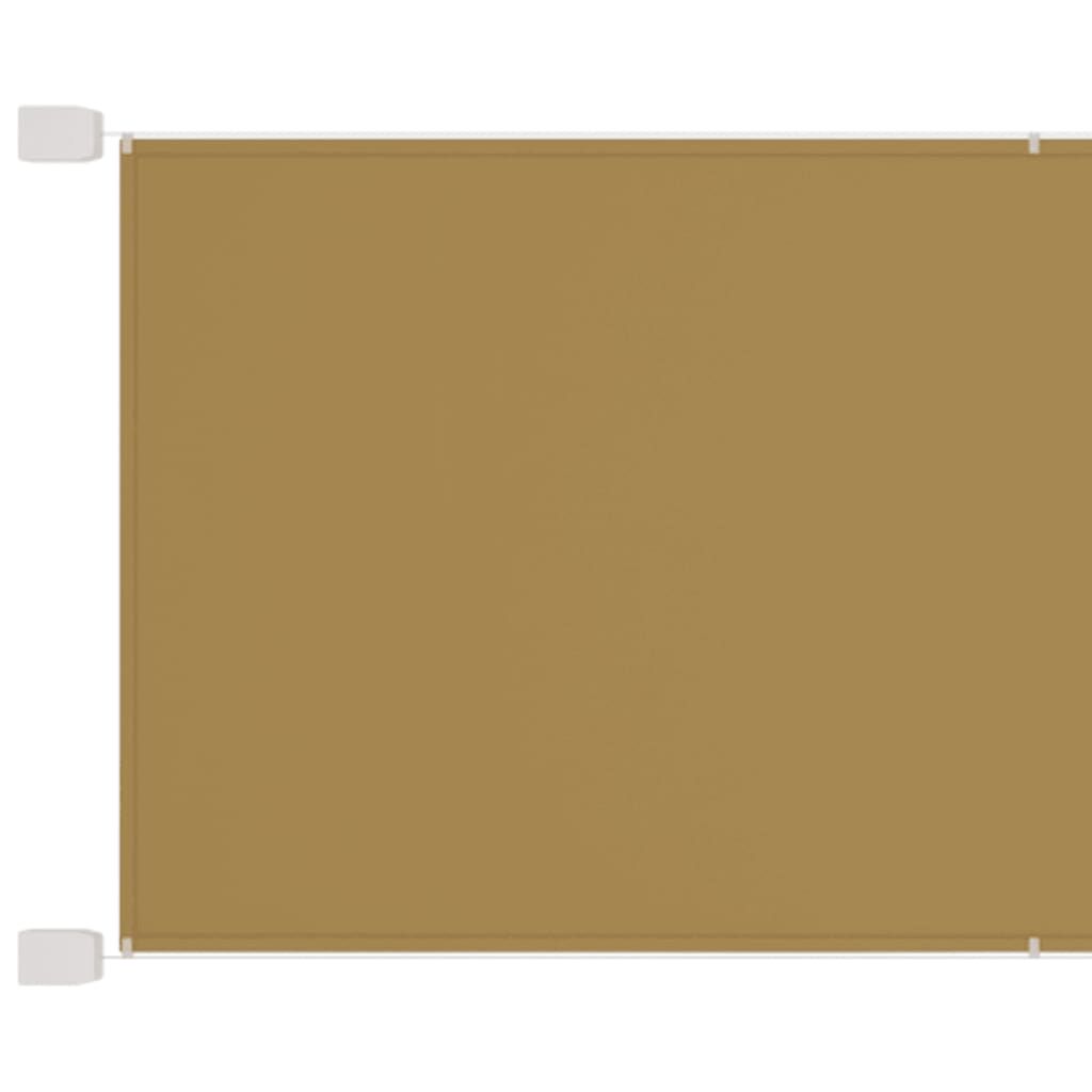 Vidaxl Toldo Vertical Beige 200x270 Cm Tela Oxford_0