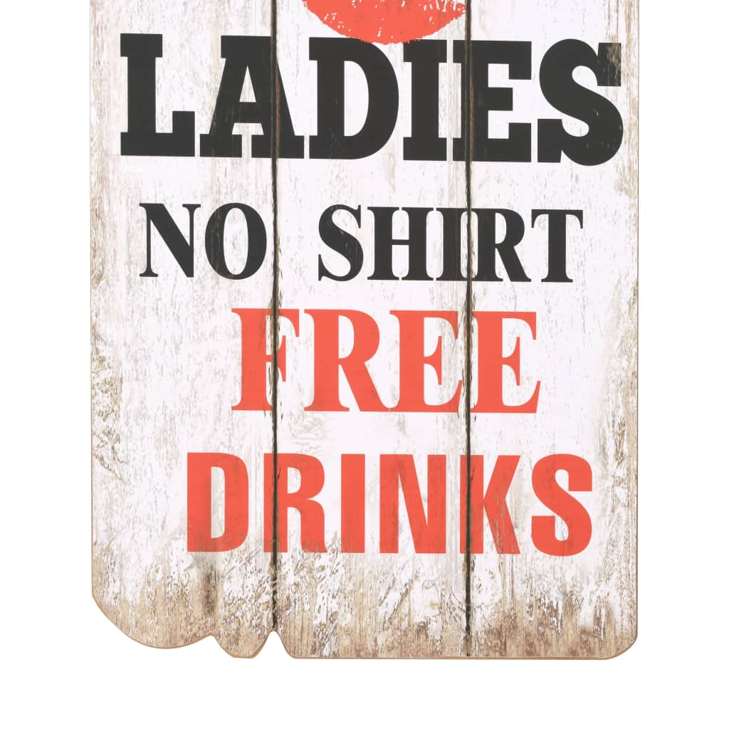 Perchero De Pared Men Ladies Con 6 Ganchos 120x40 Cm_4
