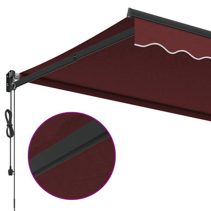 Toldo Retráctil Automático Burdeos 350x250 Cm_5