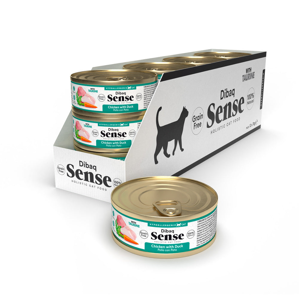 Dibaq Sense Cat Pollo Y Pato Con Zanahorias (70 G X 12 Uds)_0