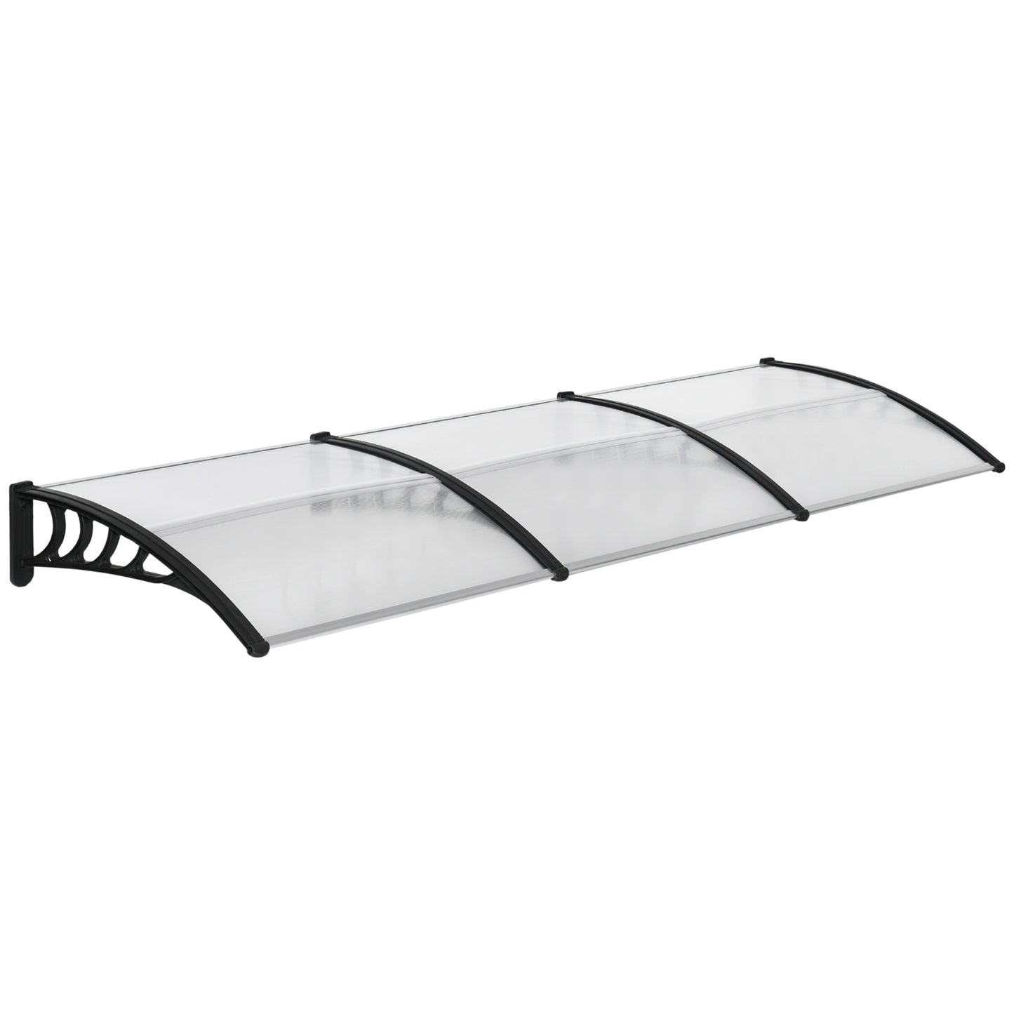 Outsunny Tejadillo De Protección 303x96 Cm Marquesina Exterior Para Puertas_0