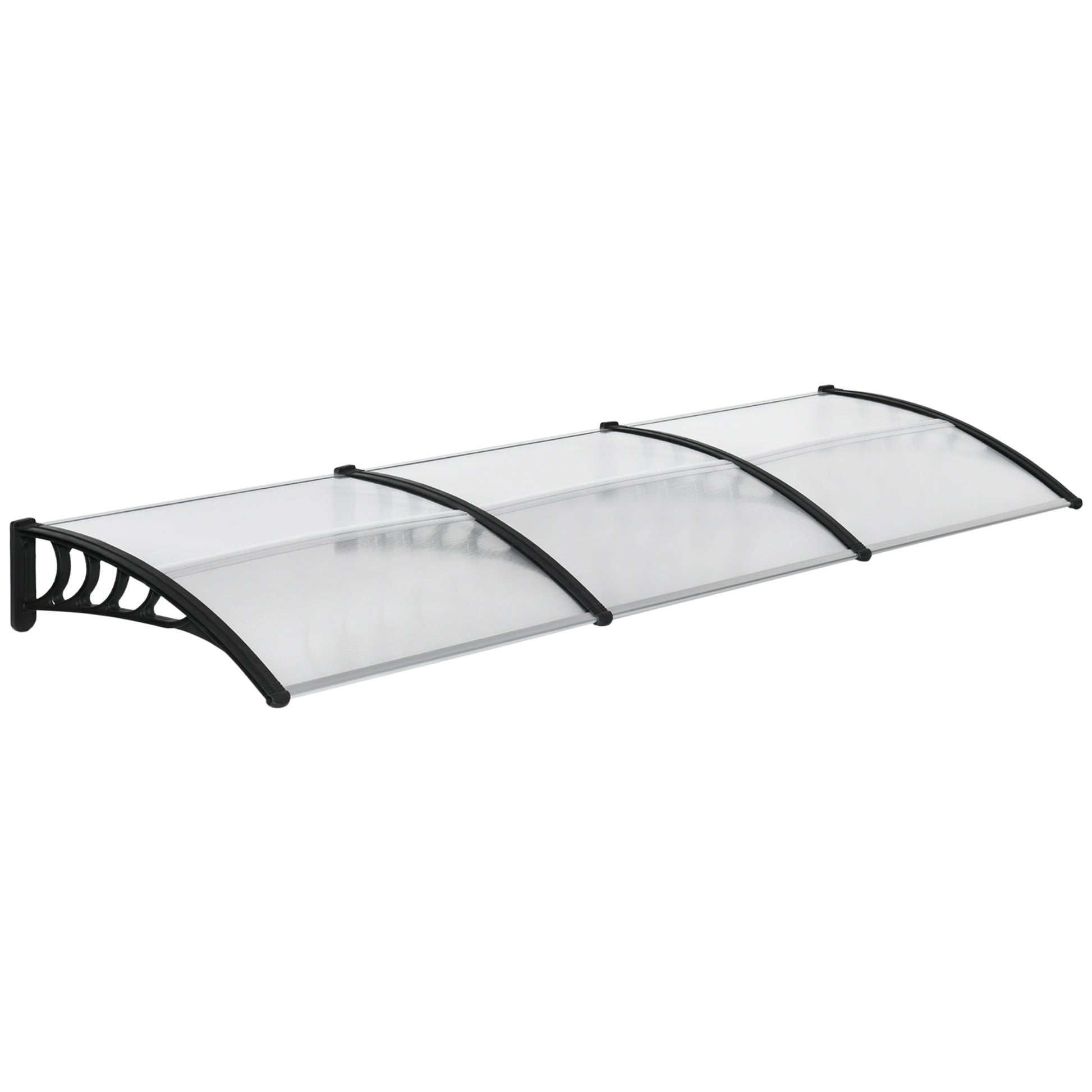 Outsunny Tejadillo De Protección 303x96 Cm Marquesina Exterior Para Puertas_0