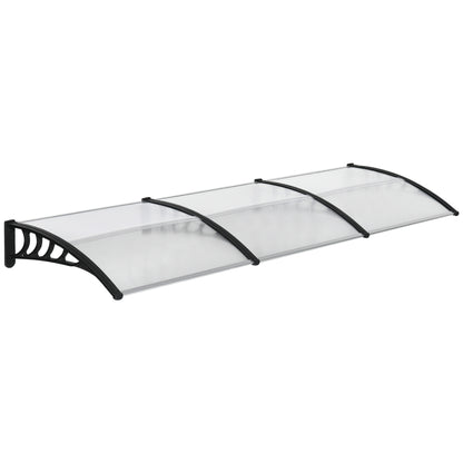 Outsunny Tejadillo De Protección 303x96 Cm Marquesina Exterior Para Puertas_0