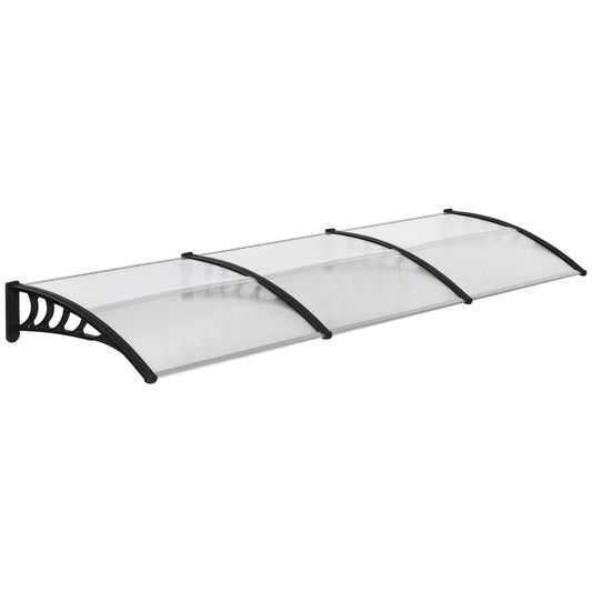 Outsunny Tejadillo De Protección 303x96 Cm Marquesina Exterior Para Puertas_0