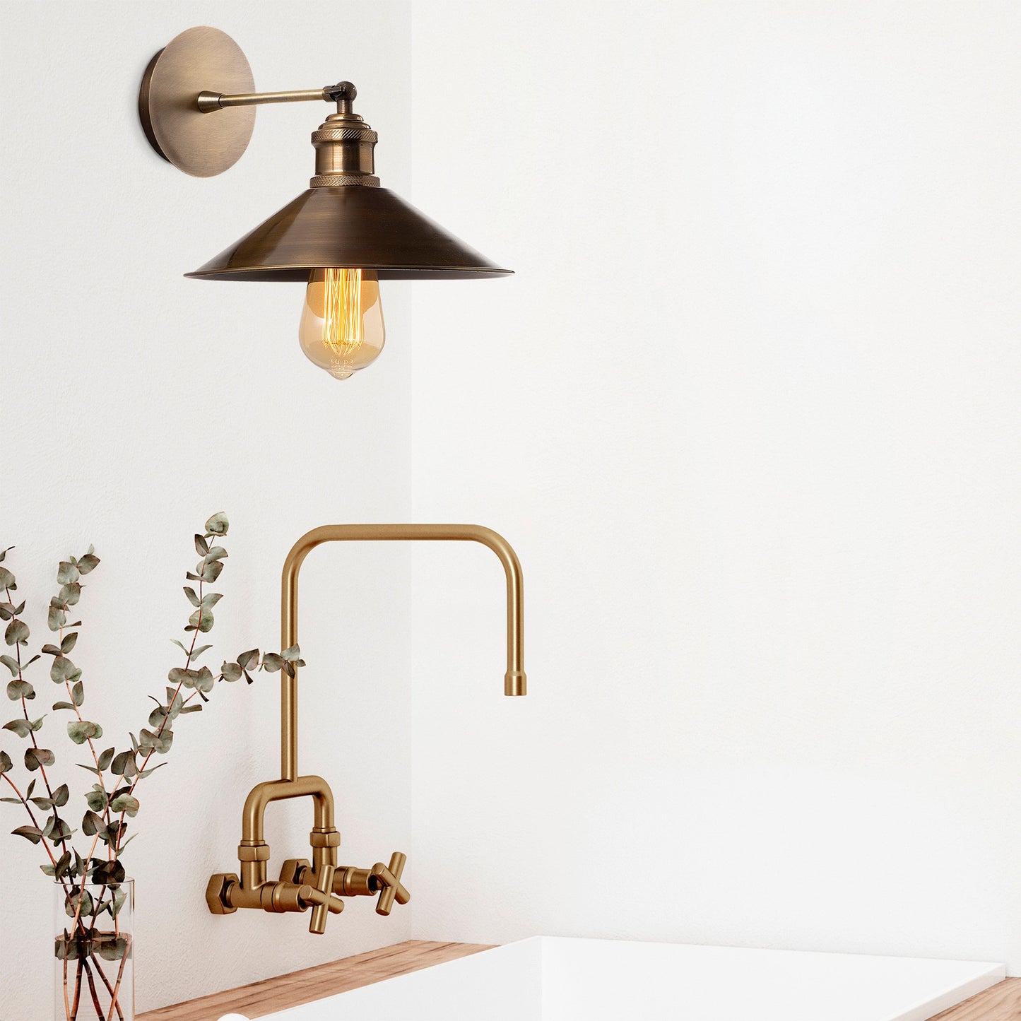 Aplique De Pared, Metal , Vintage, 24x36x25, Casquillo E 27 Max 40 W_5