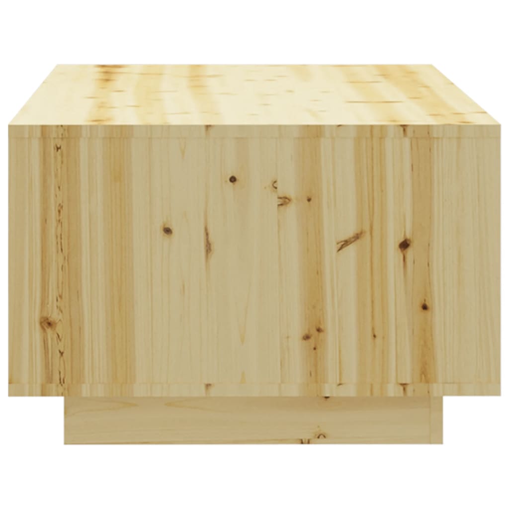 Mesa De Centro De Madera Maciza De Abeto 110x50x33,5 Cm_4