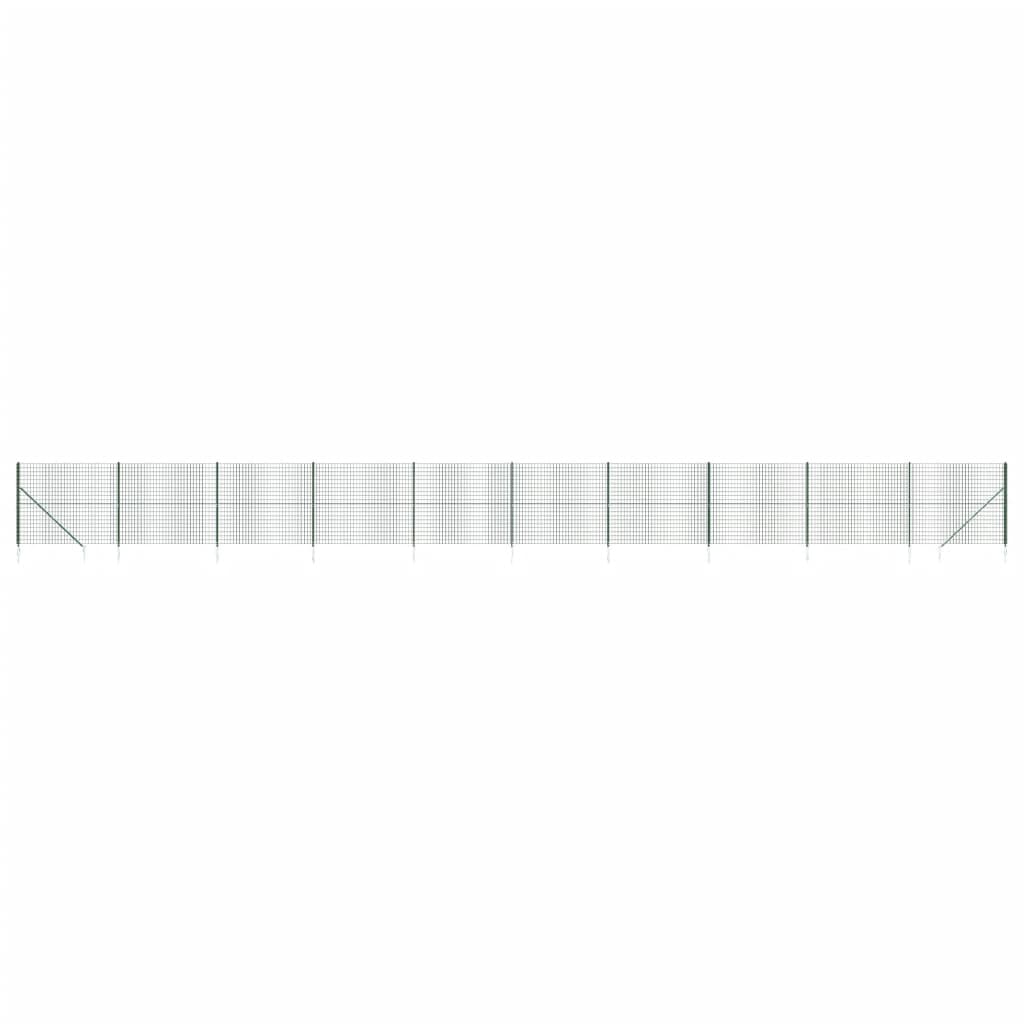 Cerca De Alambre Con Pinchos De Anclaje Verde 1,8x25 M / Vetonek_0